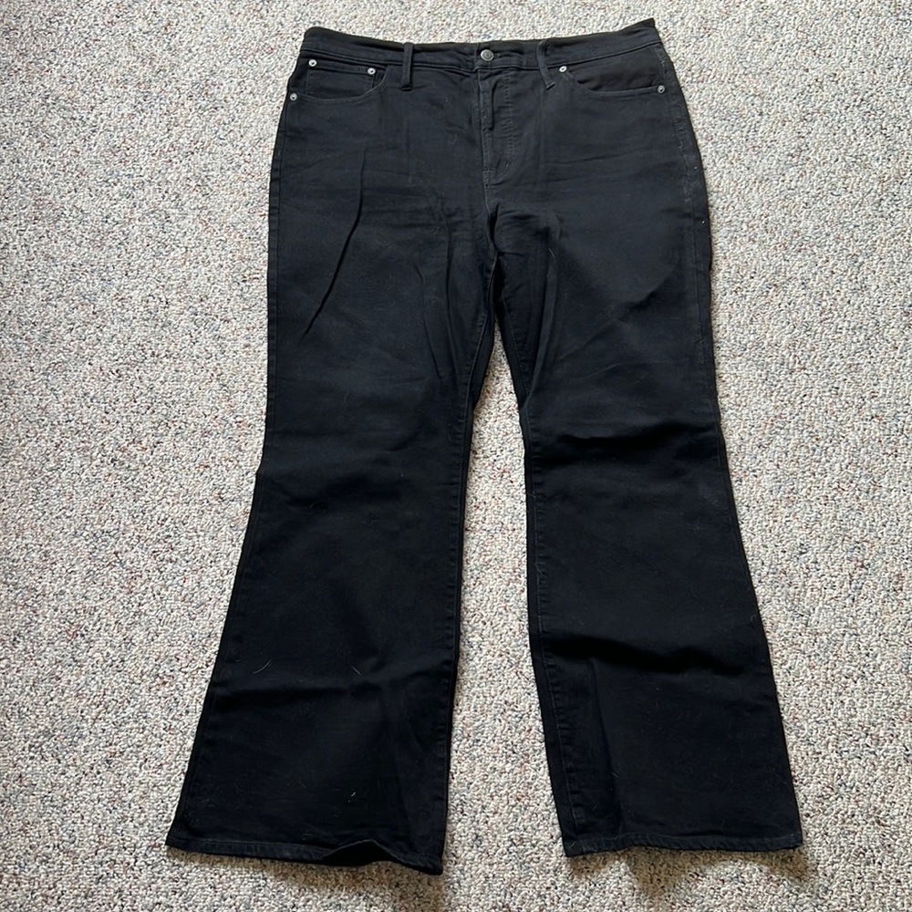 NWOT Madewell Black Flares